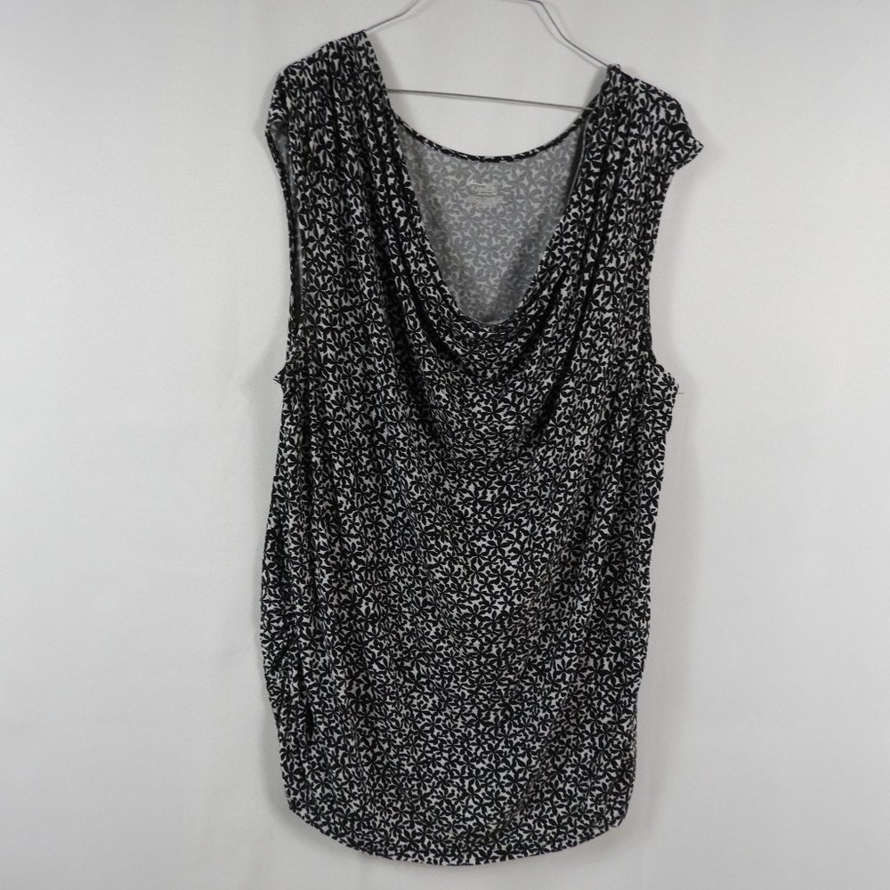 Lane Bryant Black and White Blouse